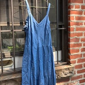 Blue Denim Jumpsuit Romper